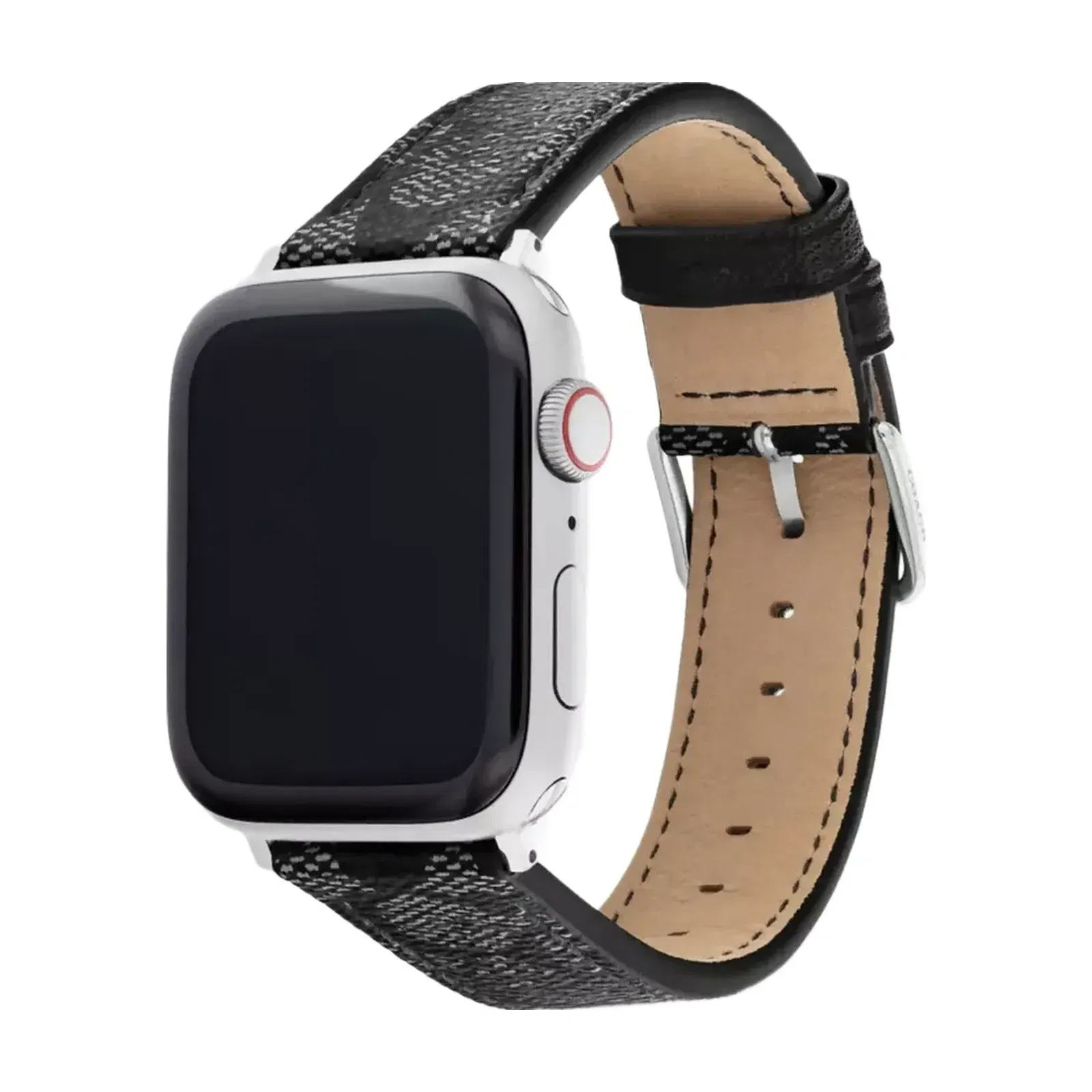 Coach Apple Watch® Strap, 42 Mm And 44 Mm in Graphite Gray