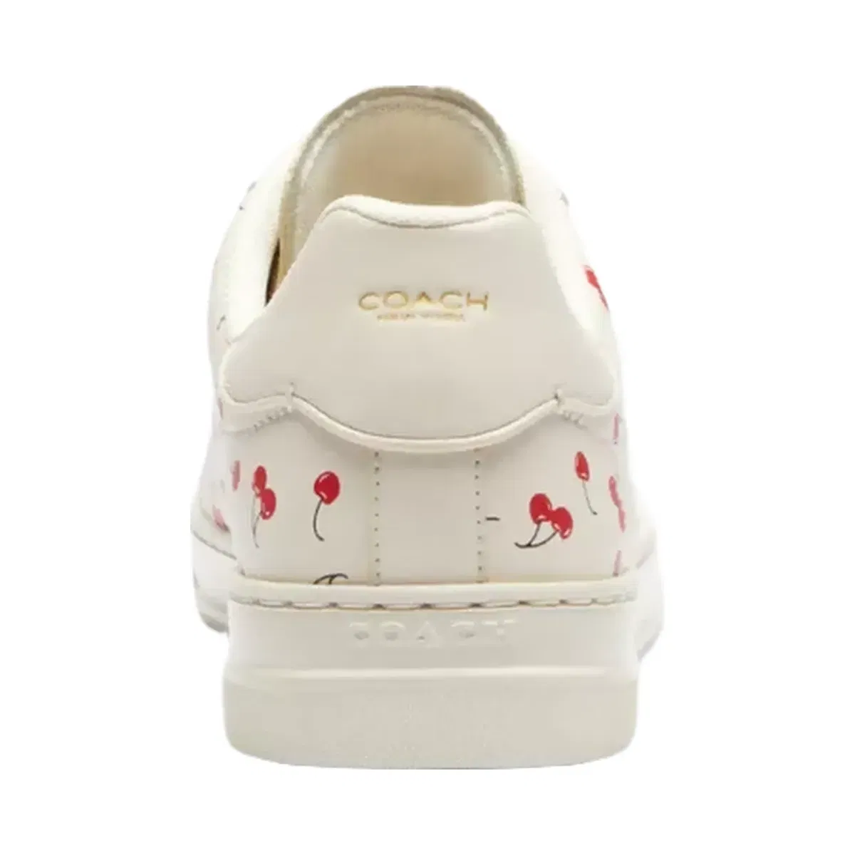 Coach High Line Sneaker With Cherry Print in Chalk Multi