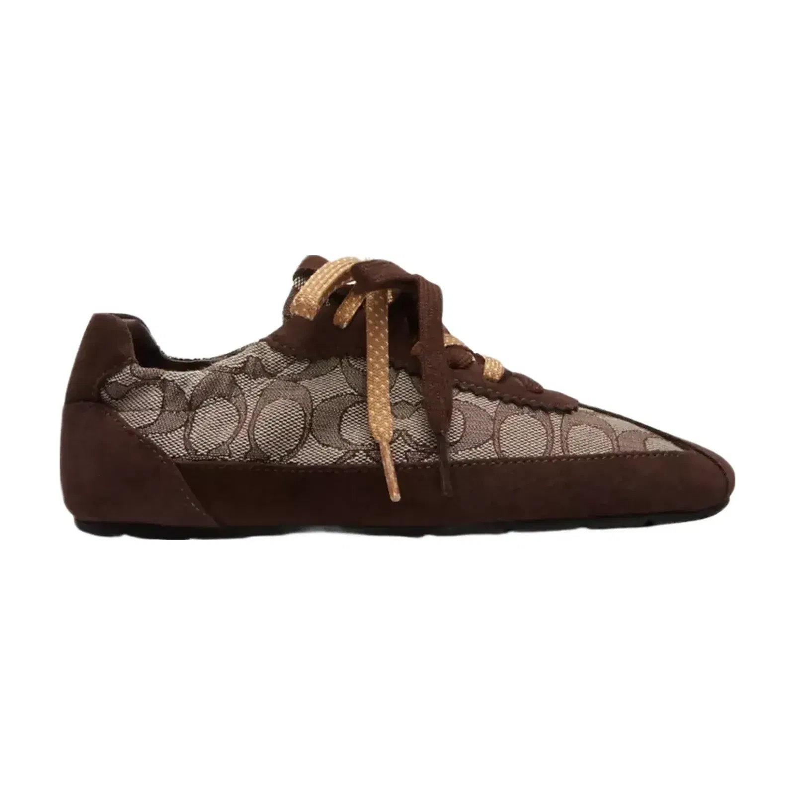 Coach Soft Sneaker In Signature Jacquard in Maple Oak