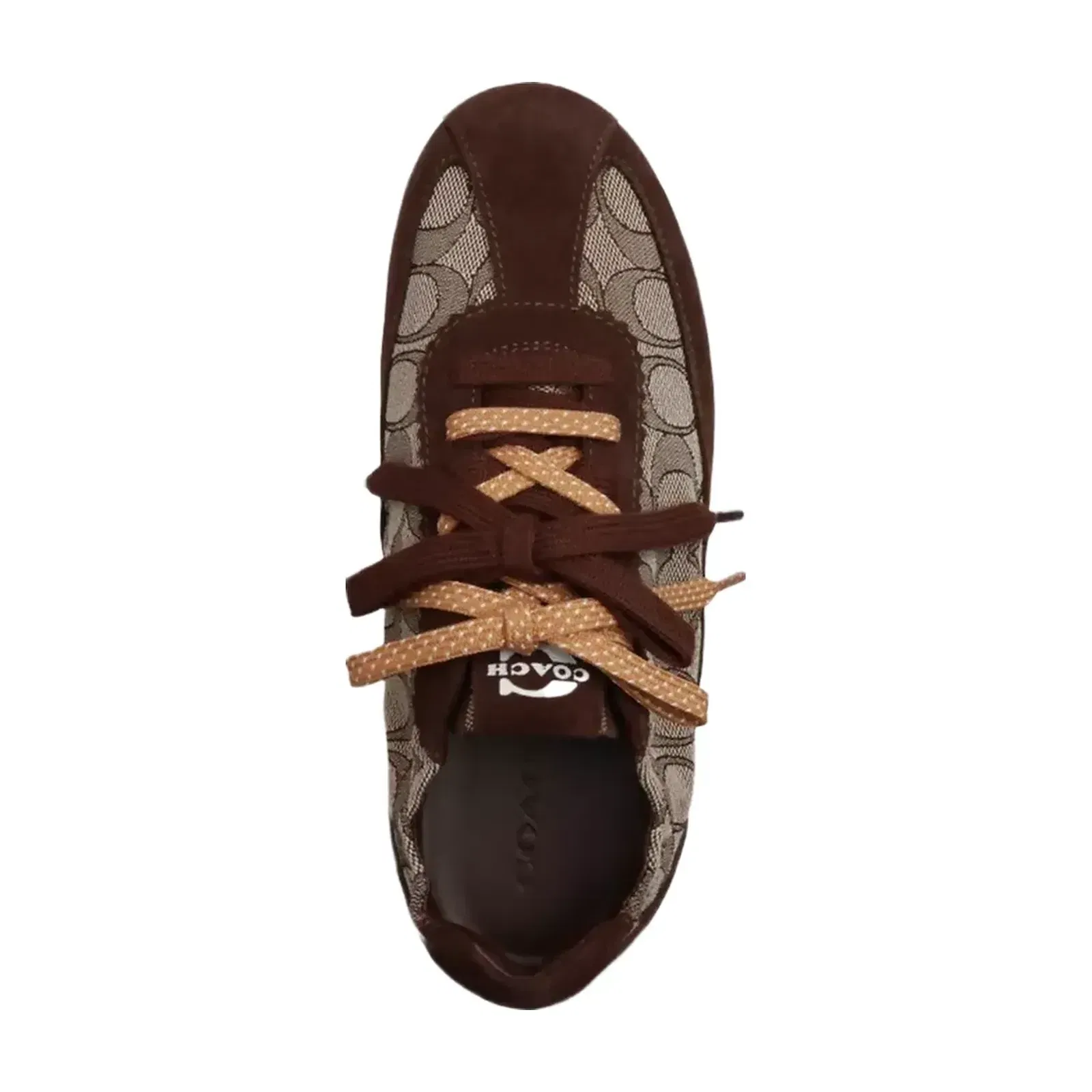 Coach Soft Sneaker In Signature Jacquard in Maple Oak