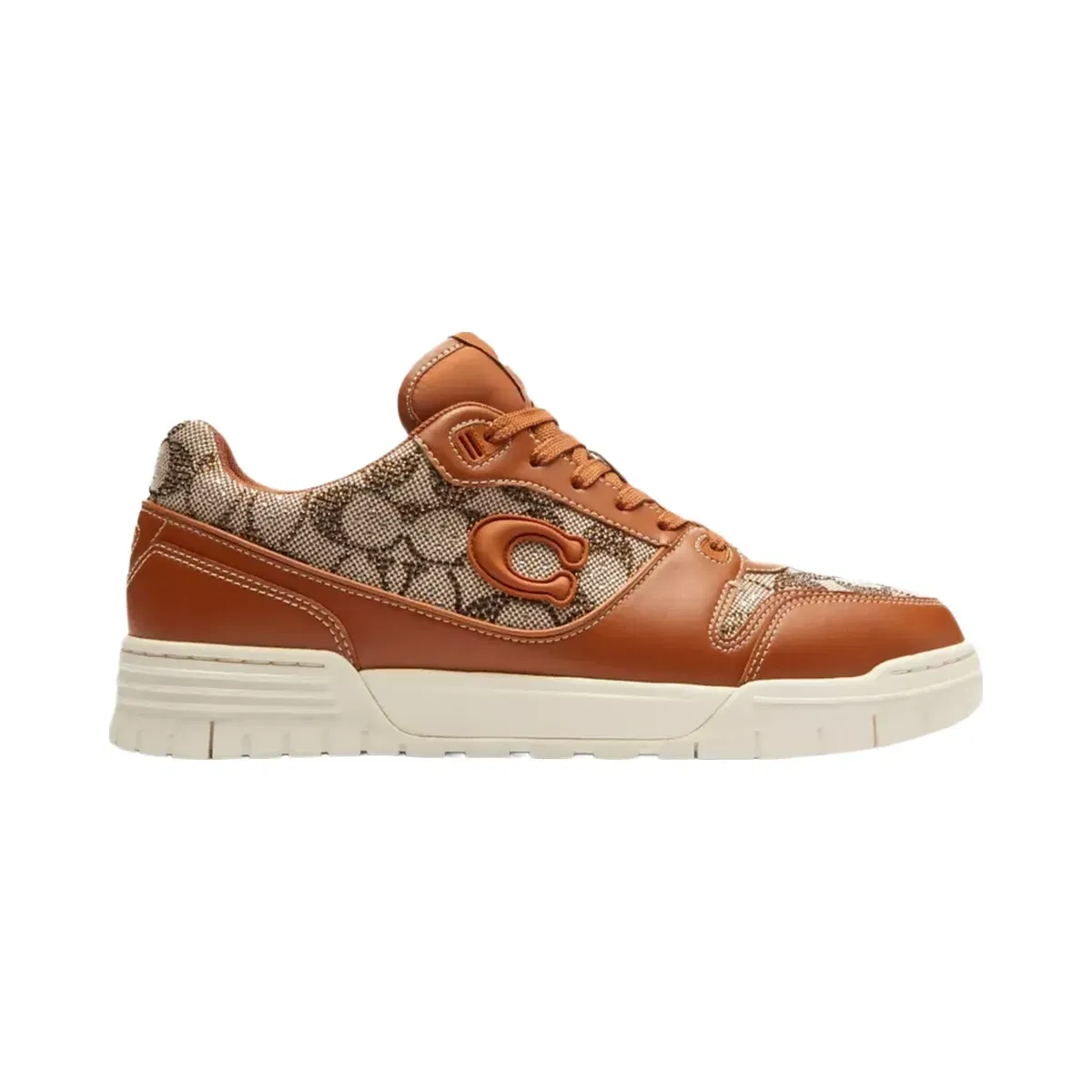 Coach Soho Sneaker With Crystal Signature Jacquard in Cocoa Burnished Amber