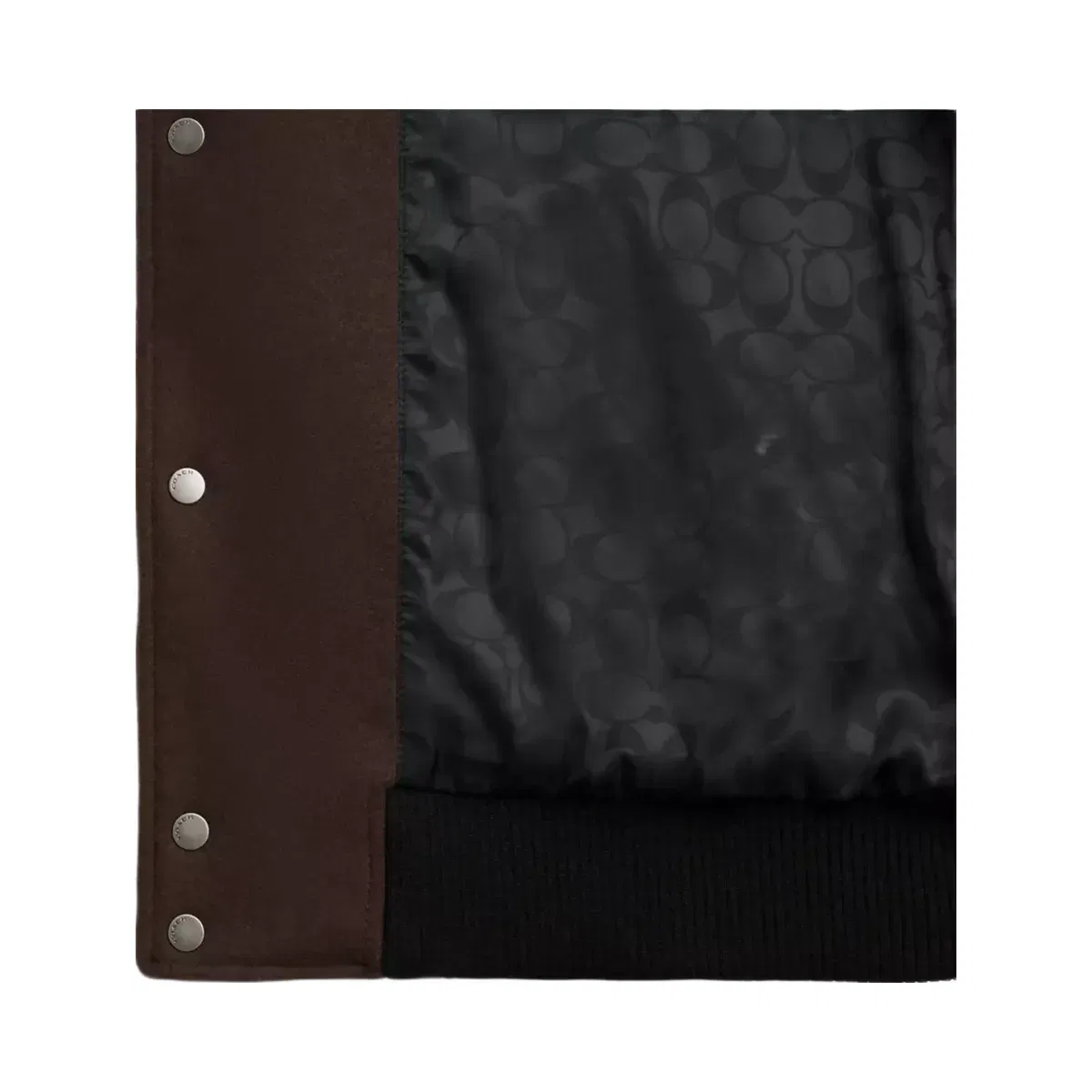 Coach Wool Varsity Jacket in Brown
