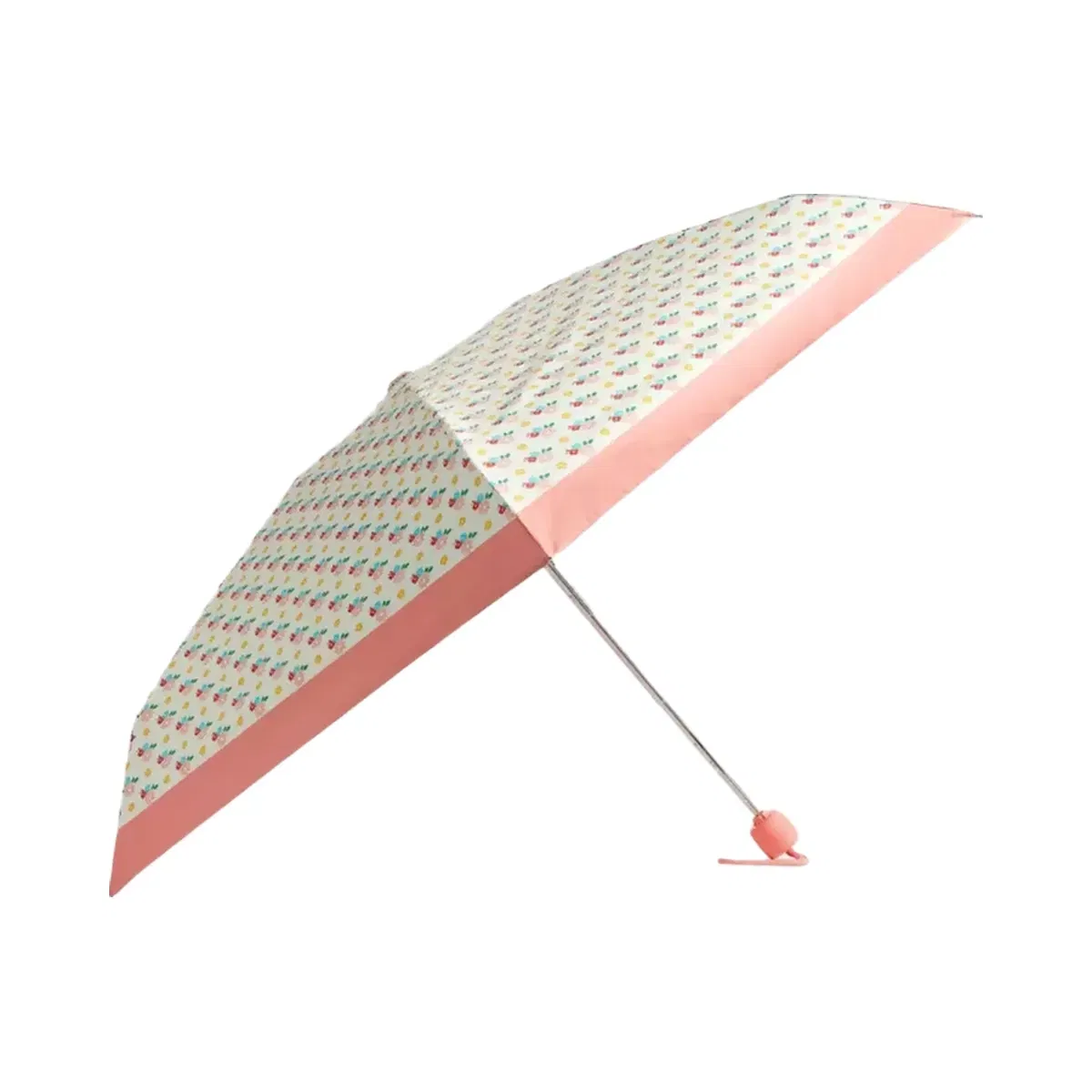 Coach Uv Protection Mini Umbrella With Floral Print in Silver Chalk Multi