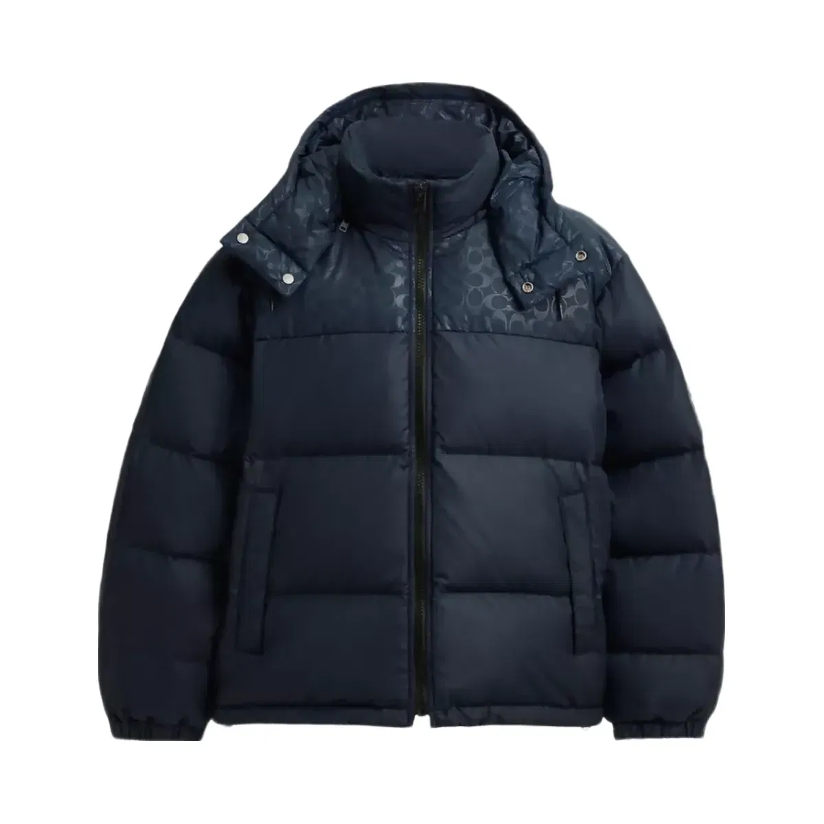 Coach Down Puffer Jacket In Recycled Polyester in Navy Blue