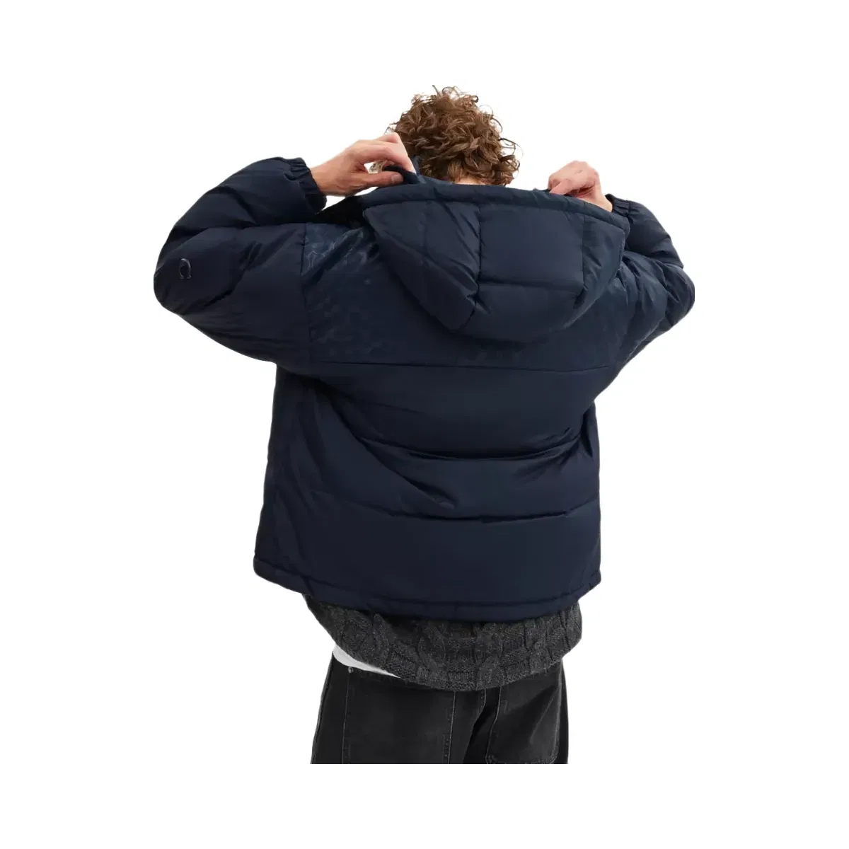 Coach Down Puffer Jacket In Recycled Polyester in Navy Blue