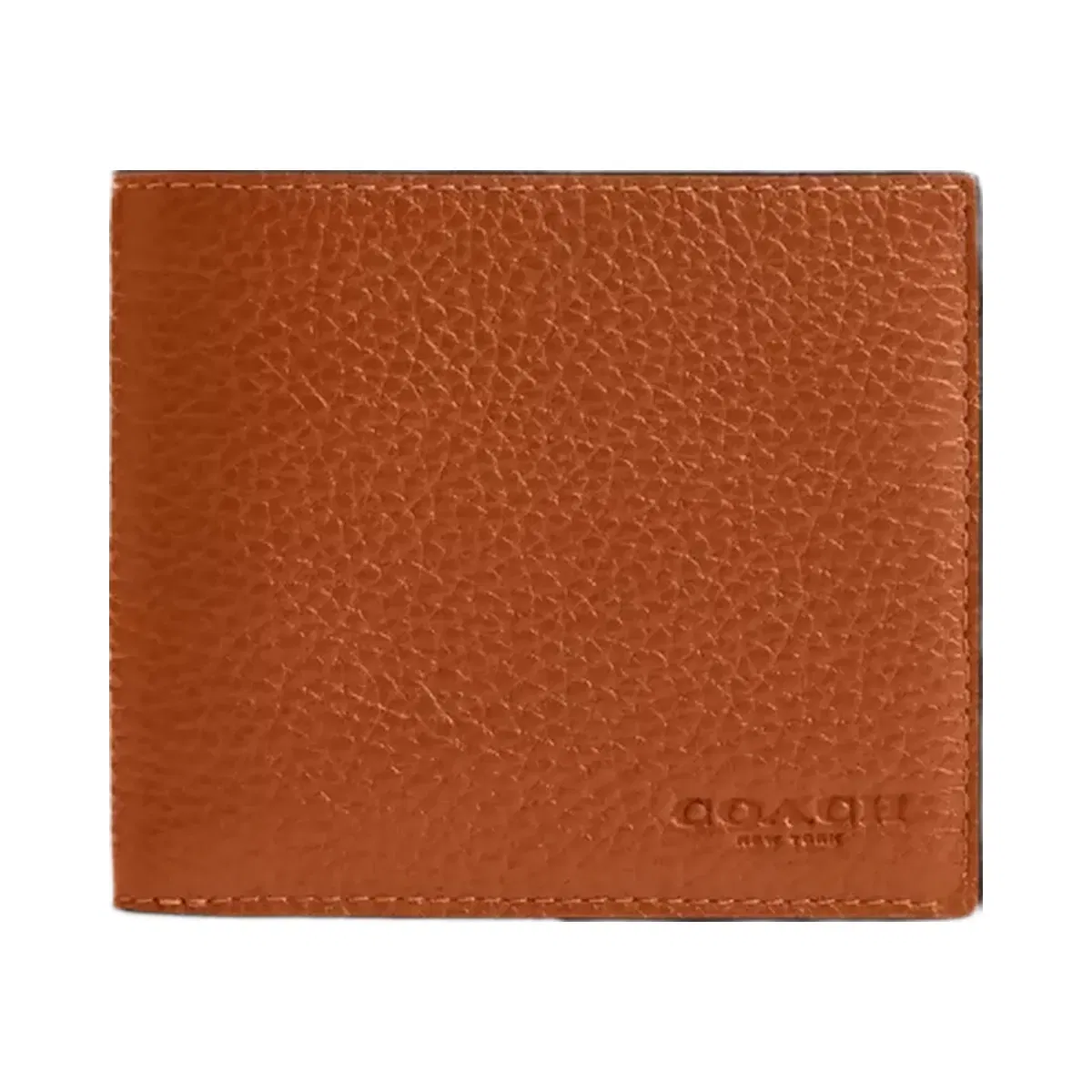 Coach Id Billfold Wallet in Amber Brown