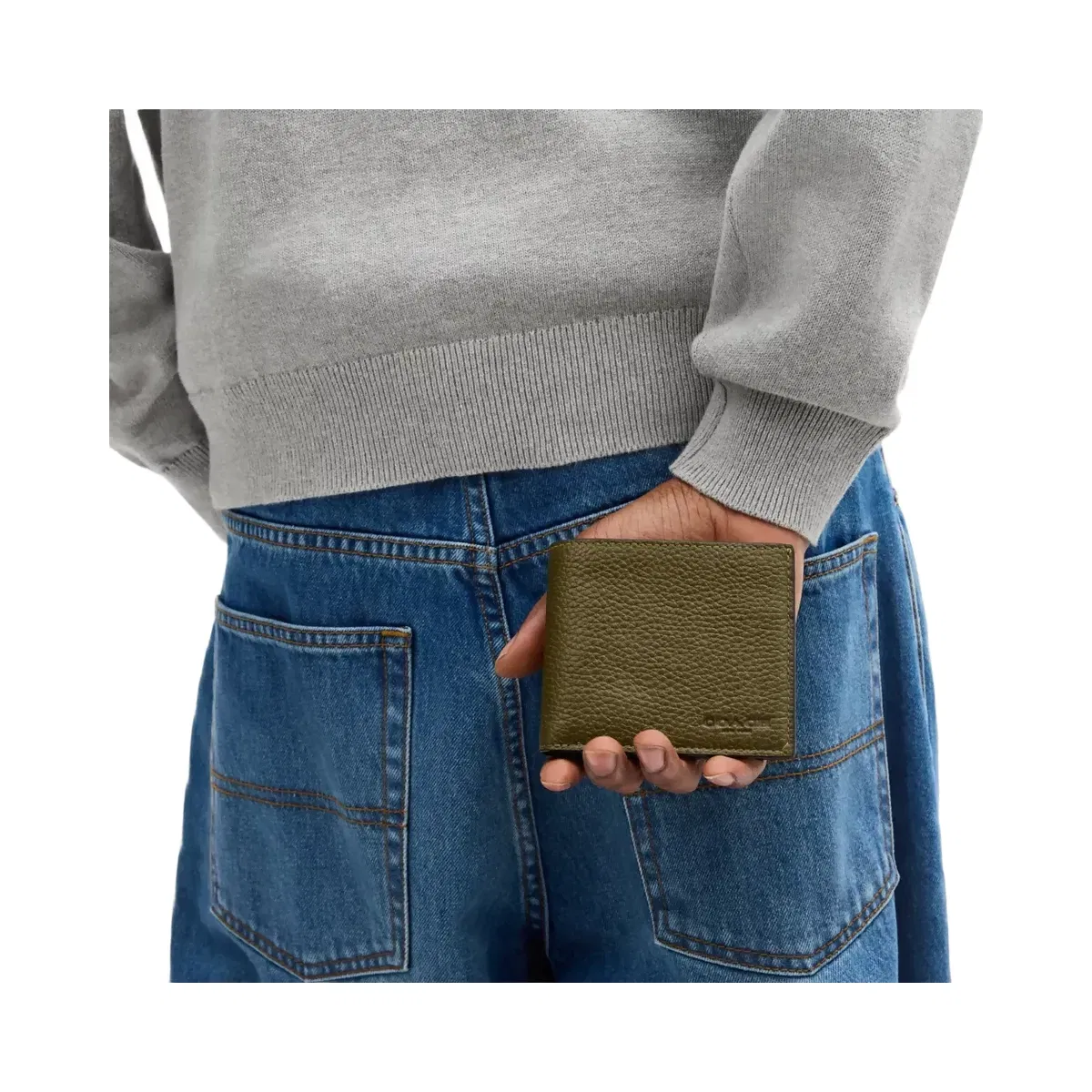 Coach Id Billfold Wallet in Olive