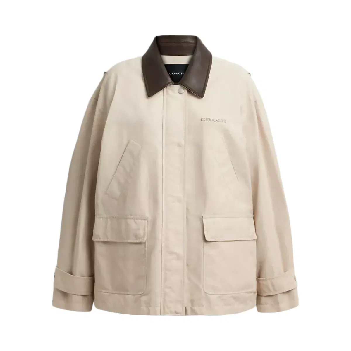 Coach Waxed Country Jacket in Stone