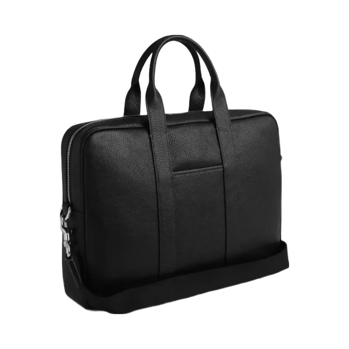 Coach Austin Brief in Silver Black