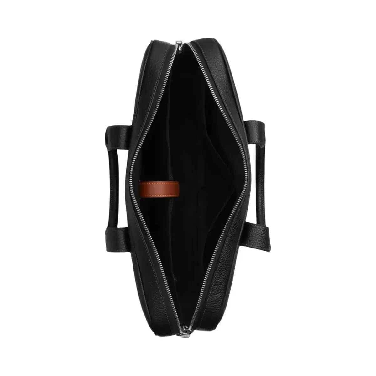 Coach Austin Brief in Silver Black