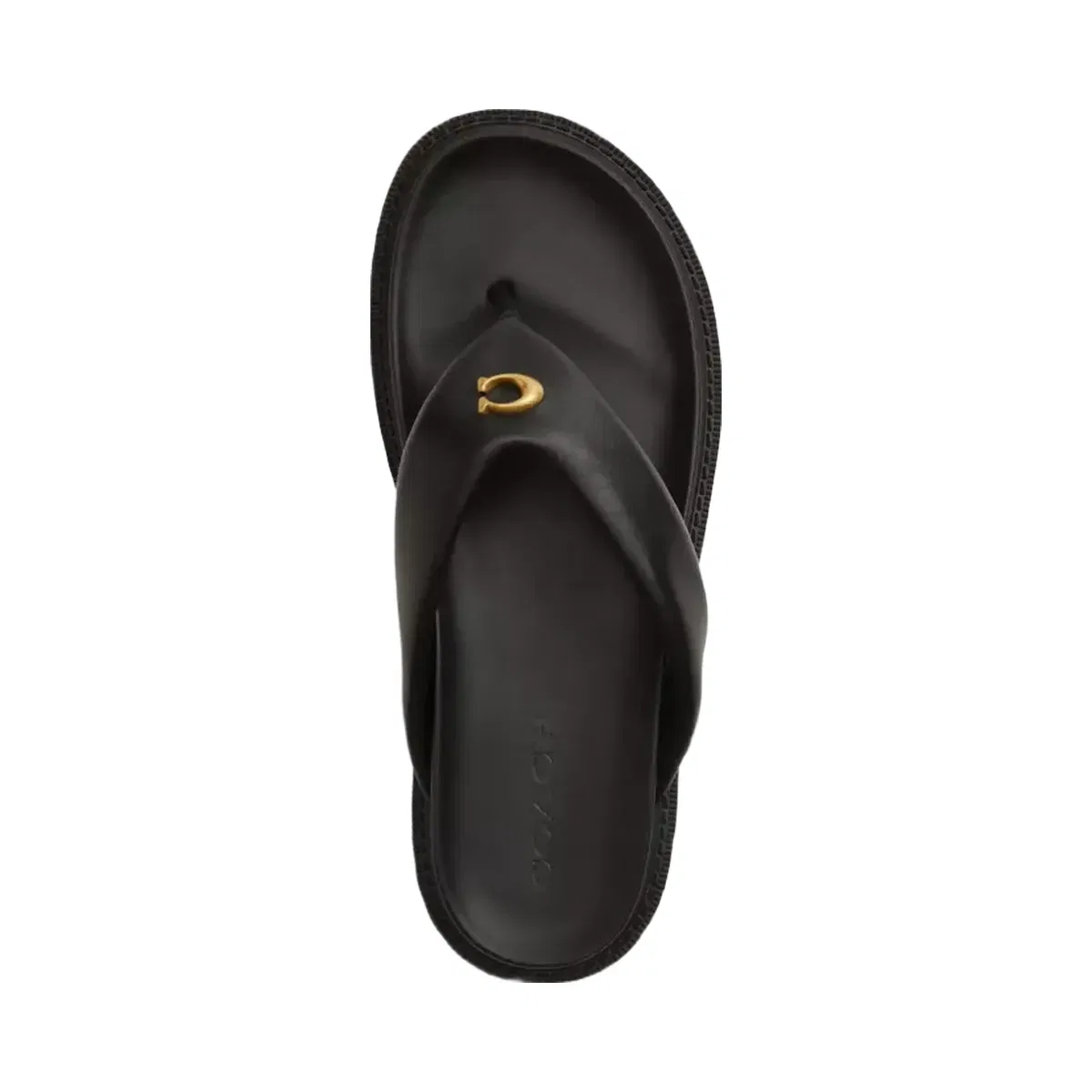 Coach Brynn Thong Sandal in Black