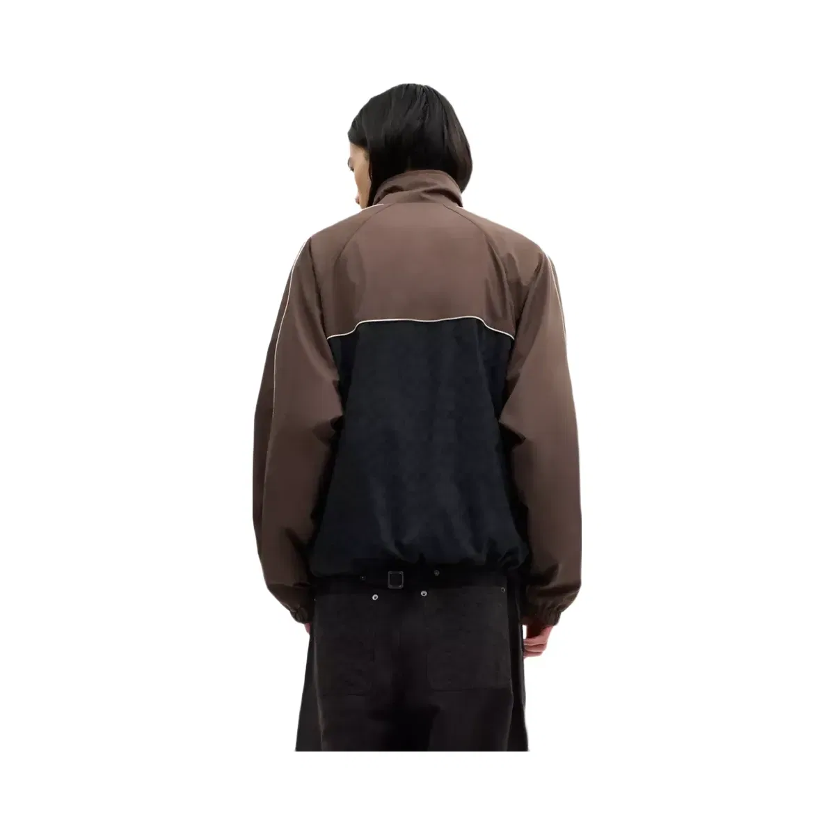 Coach Track Jacket In Recycled Polyester in Brown Multi