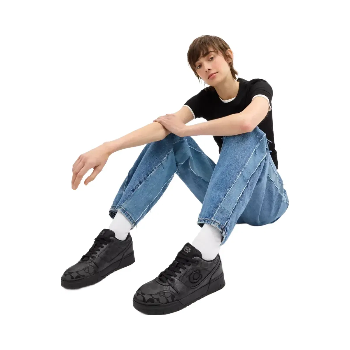 Women's Coach Soho Sneaker In Signature Black