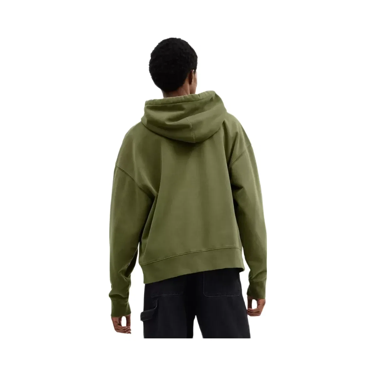 Coach Garment Dyed Spiral Hoodie in Green