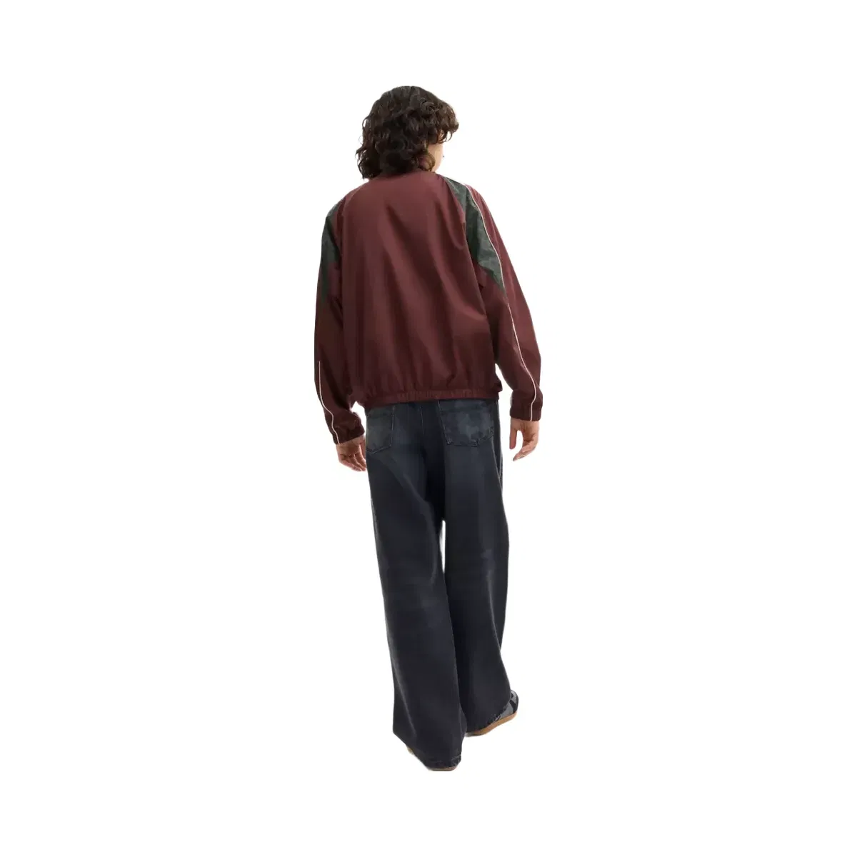 Coach Track Jacket in Burgundy