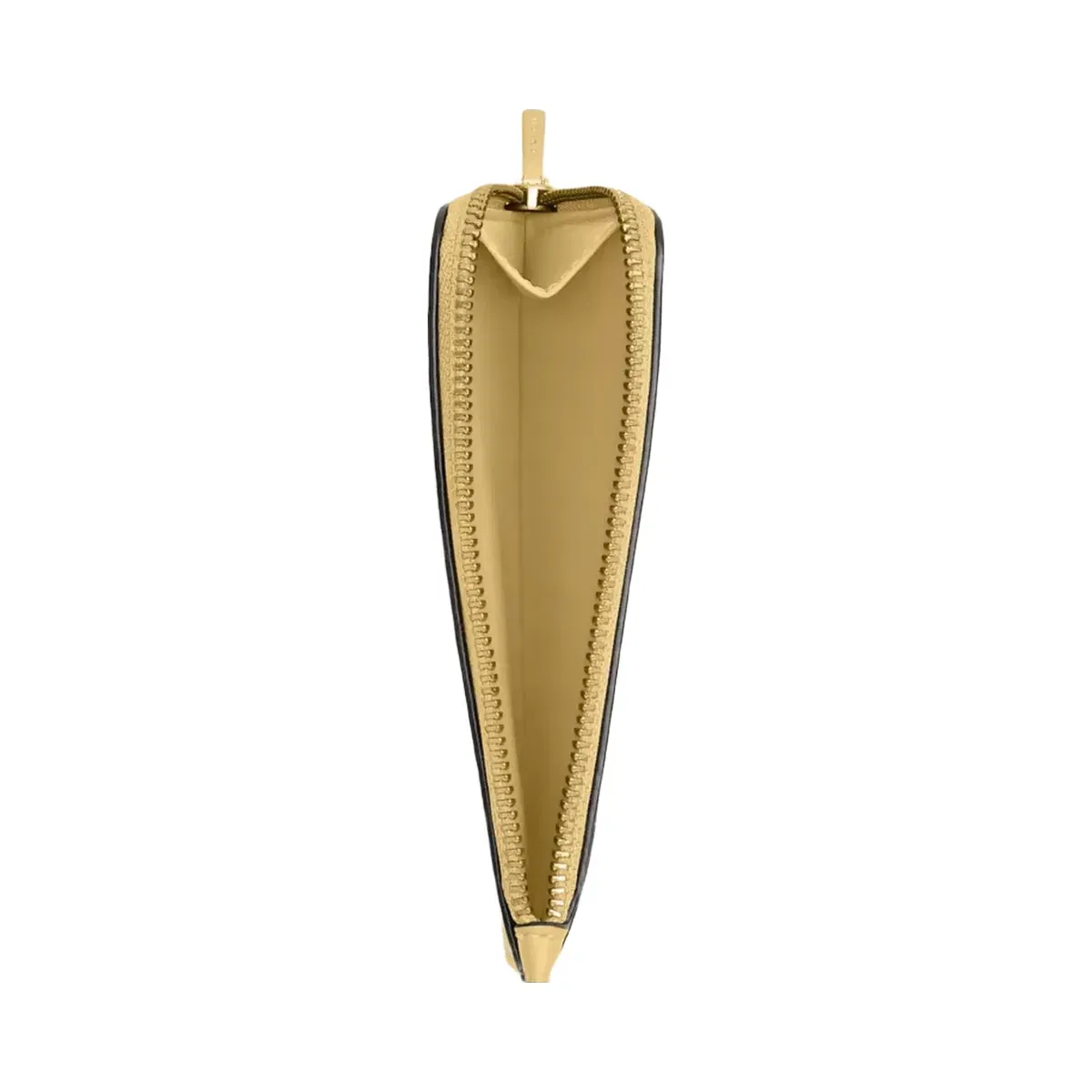 Coach New York Zip Card Case in Brass Vanilla