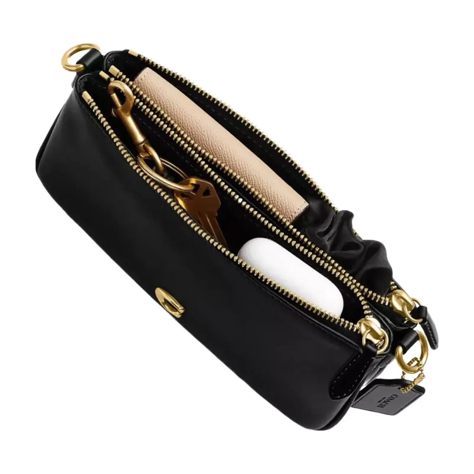 Coach Audrey Crossbody Bag in Brass Black