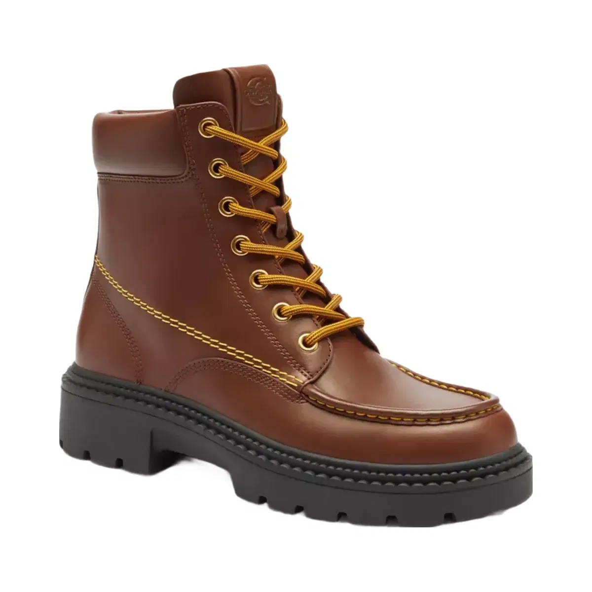 Coach Lug Sole Boot in Vintage Brown
