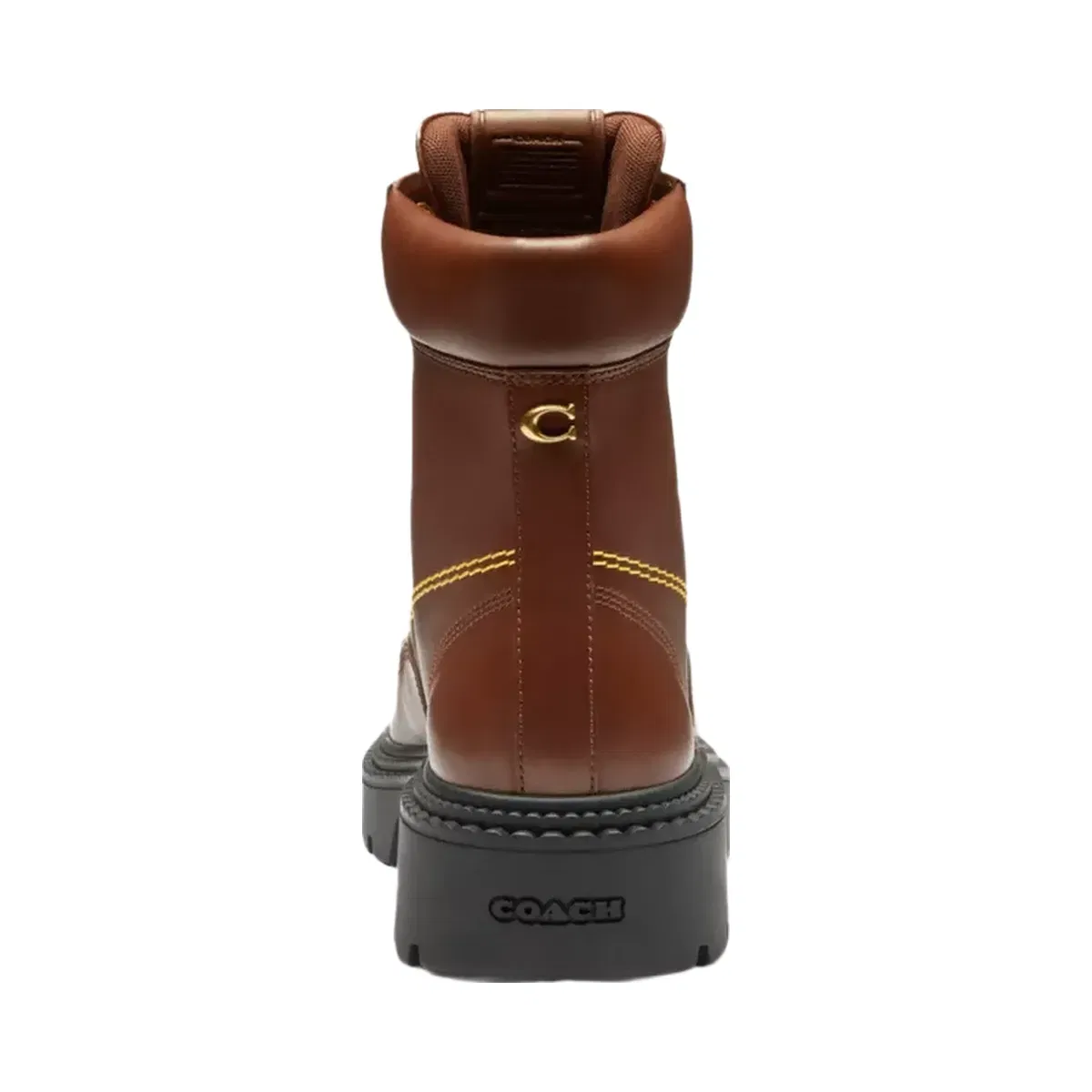 Coach Lug Sole Boot in Vintage Brown