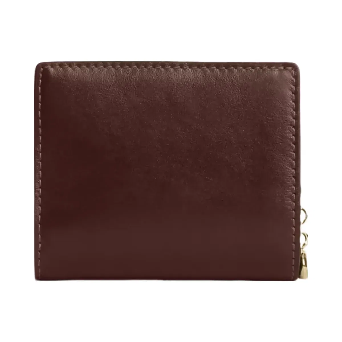 Coach Snap Wallet With Charm in Gold Maple