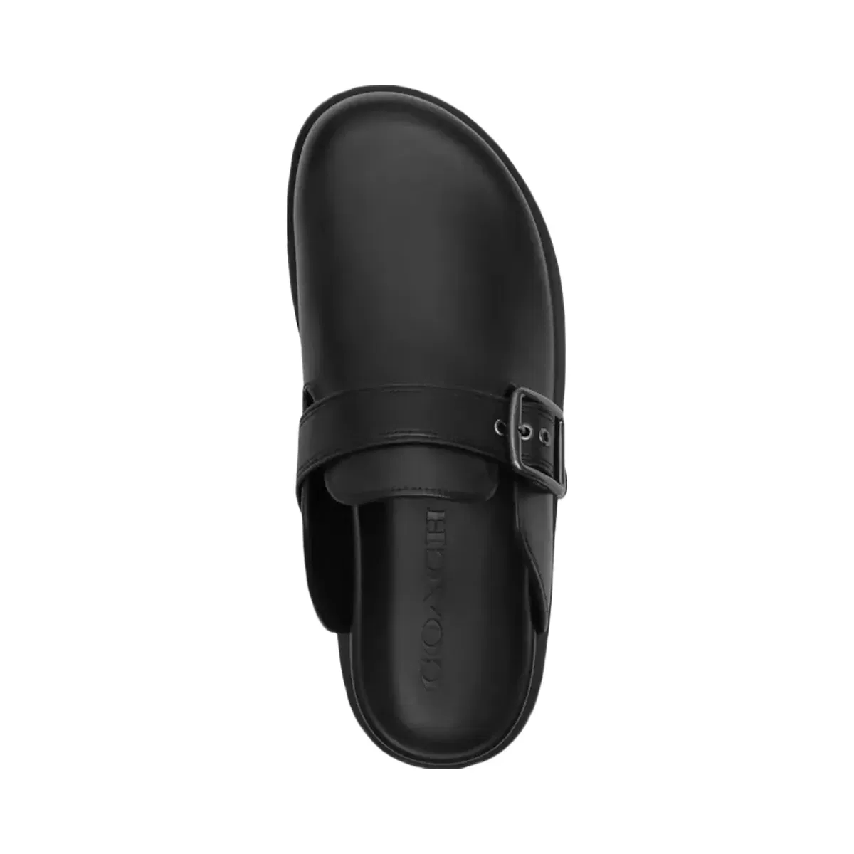 Coach Buckle Clog in Black