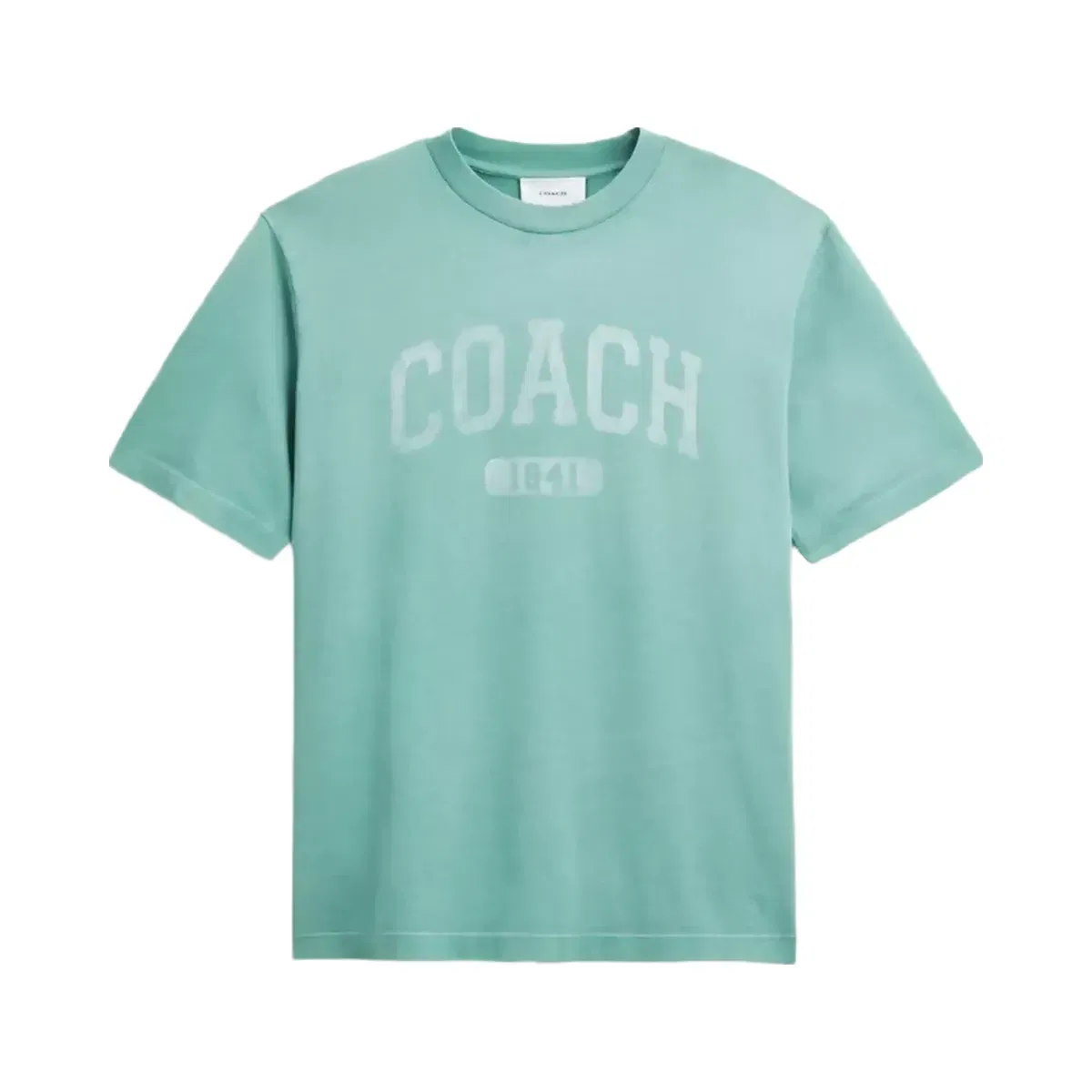 Coach Sun Fade Easy T-Shirt In Organic Cotton in Green
