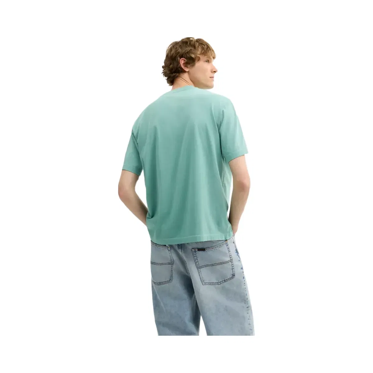Coach Sun Fade Easy T-Shirt In Organic Cotton in Green
