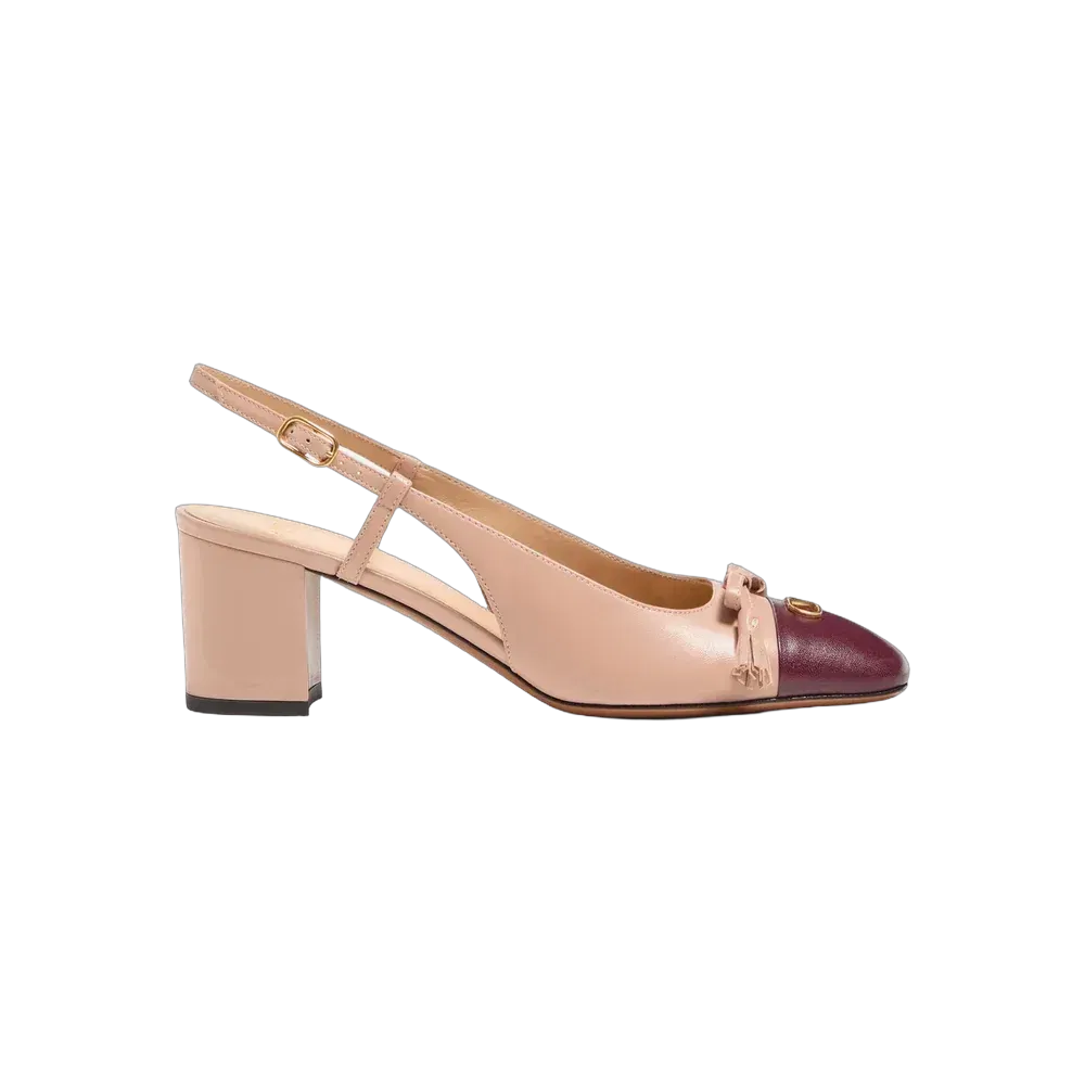 Valentino Valet Du Roi Kid Slingback Pump 60mm Butter