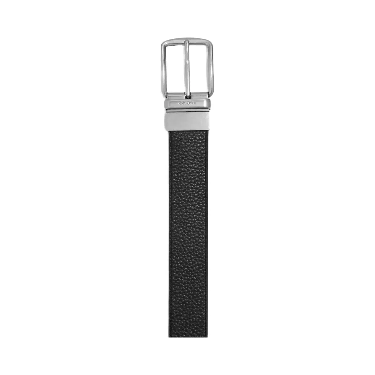 Coach Harness Buckle Cut-To-Size Reversible Belt, 38 Mm in Black Dark Brown