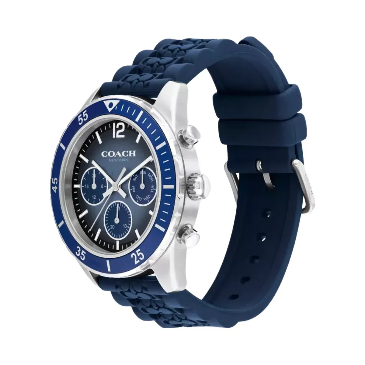 Coach Cole Watch, 44 Mm in Navy Blue