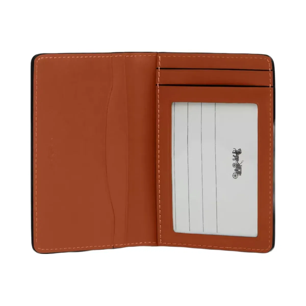 Coach Id Wallet in Amber Brown