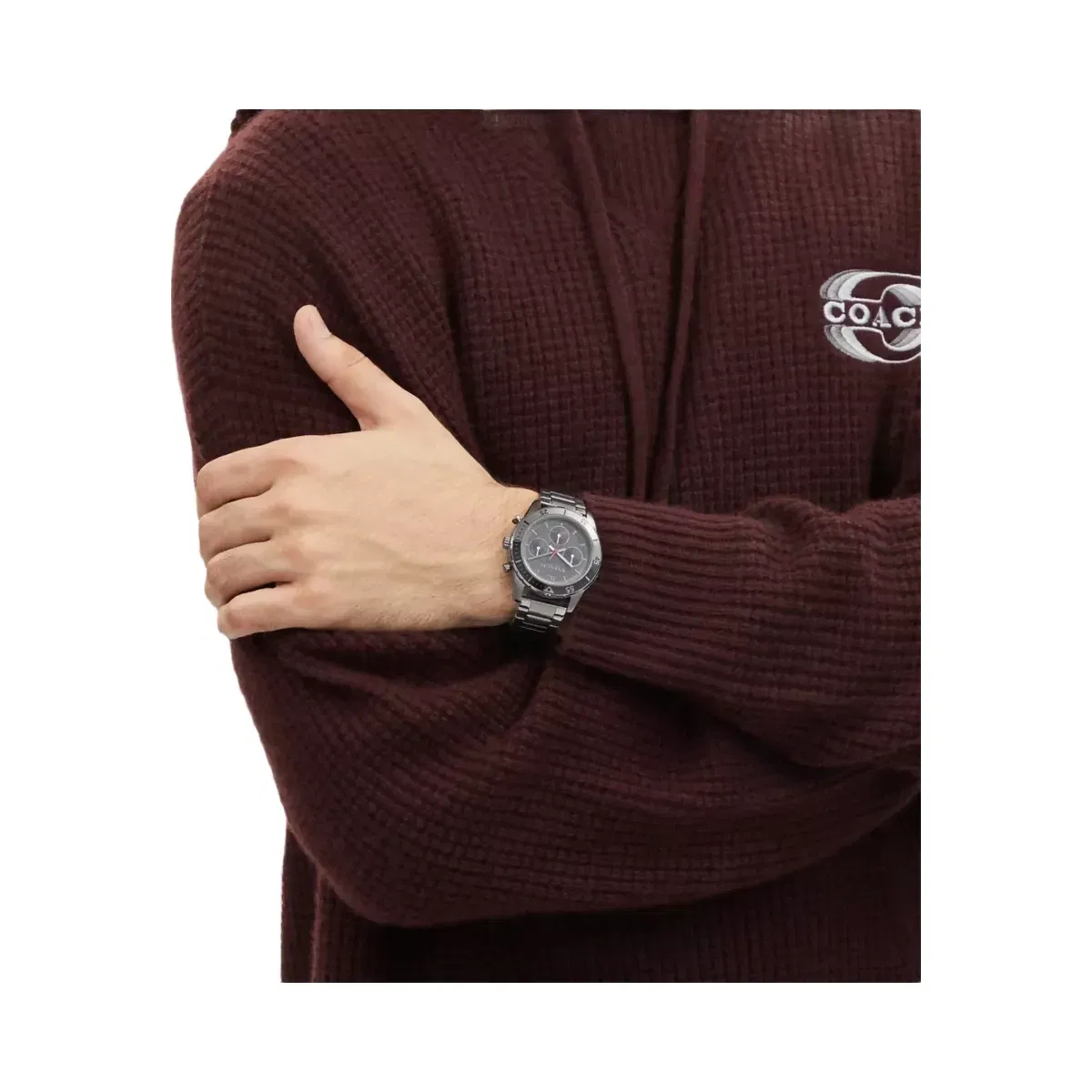 Coach Cole Watch, Dark Grey - 44 mm