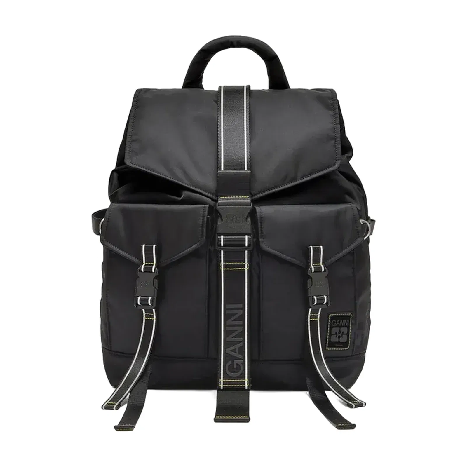 Ganni Backpack in Black Re-Tech