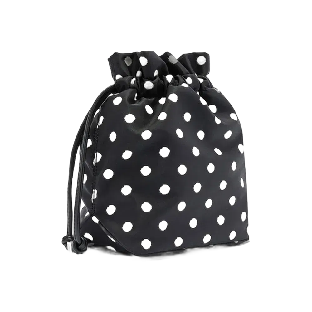 Ganni Printed Bou Bucket Pouch with Dots