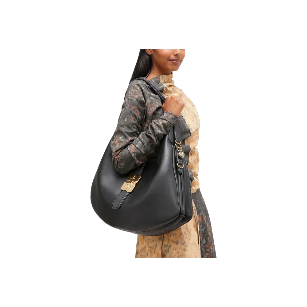 Ganni Black Large Kat Bag