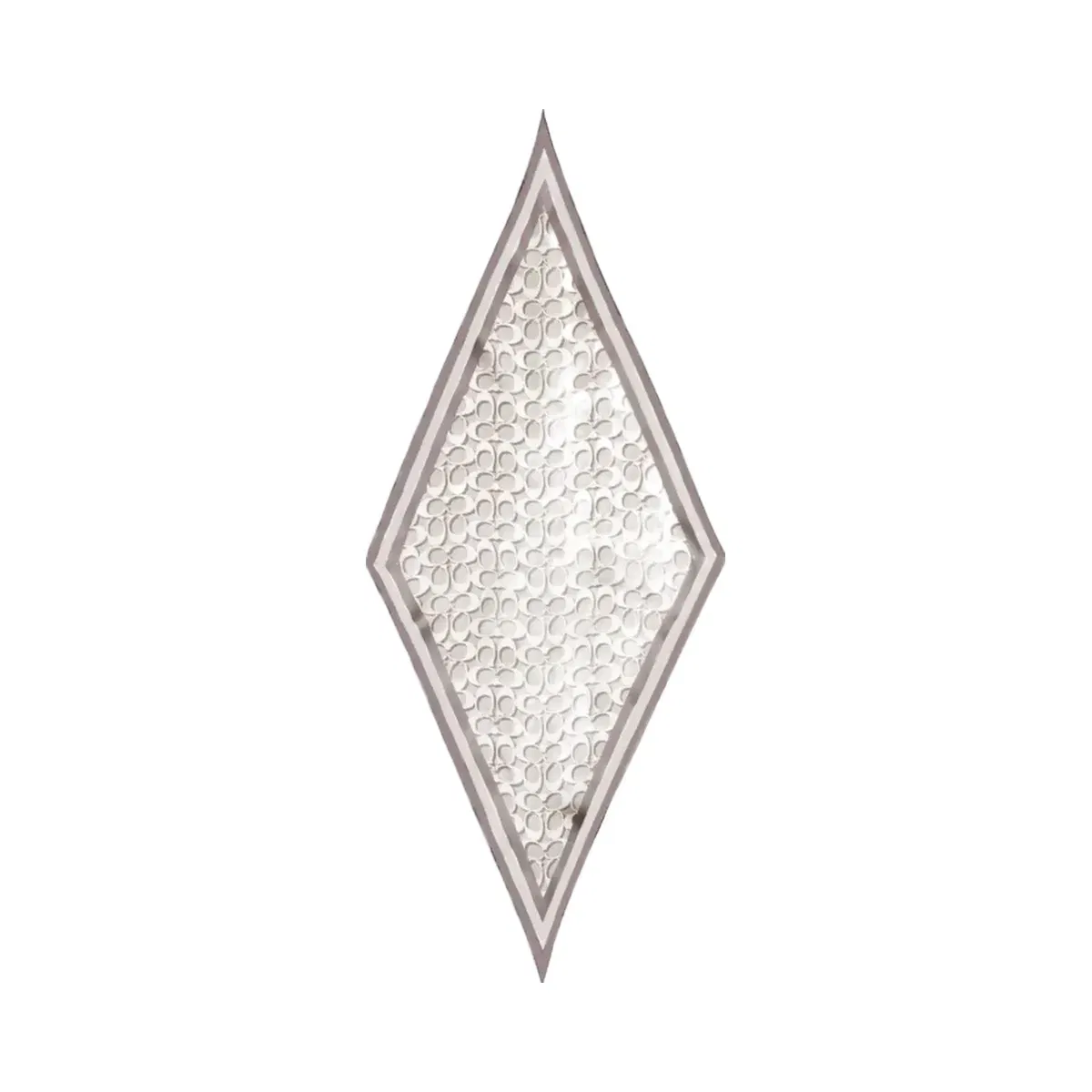 Coach Signature Silk Diamond Scarf in Bone