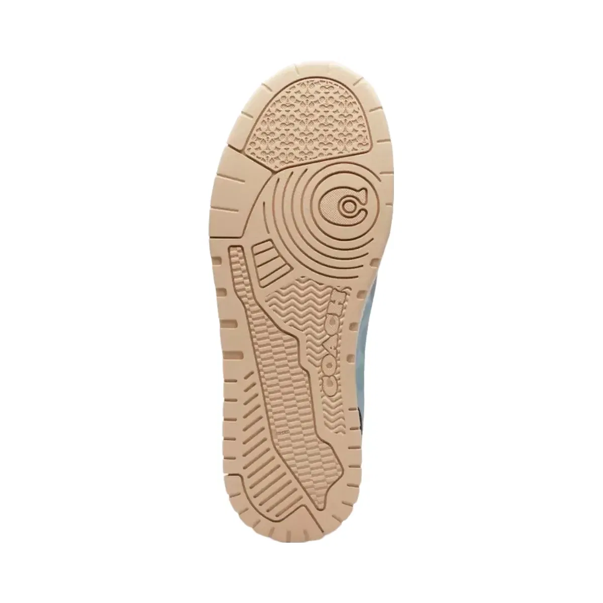 Coach Soho Sneaker With Patent Signature in Sea Mist Black.