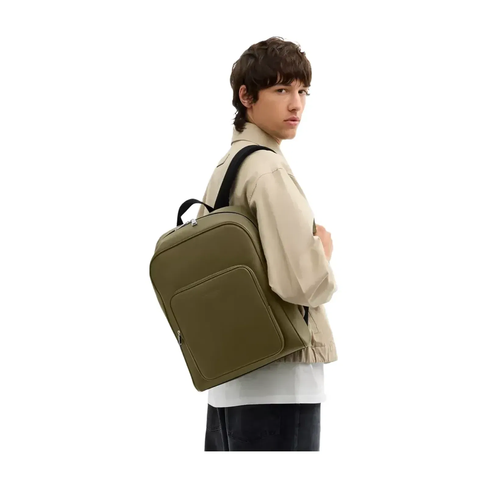 Coach Aiden Backpack in Silver Olive
