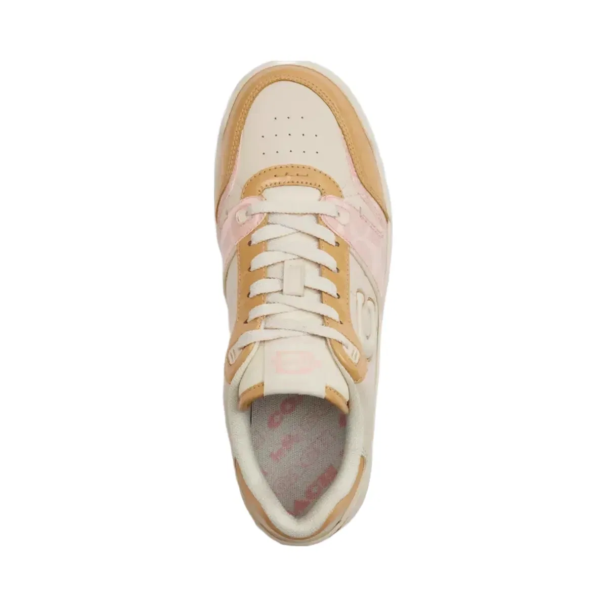 Coach Soho Sneaker With Patent Signature in Candy Pink Light Beige