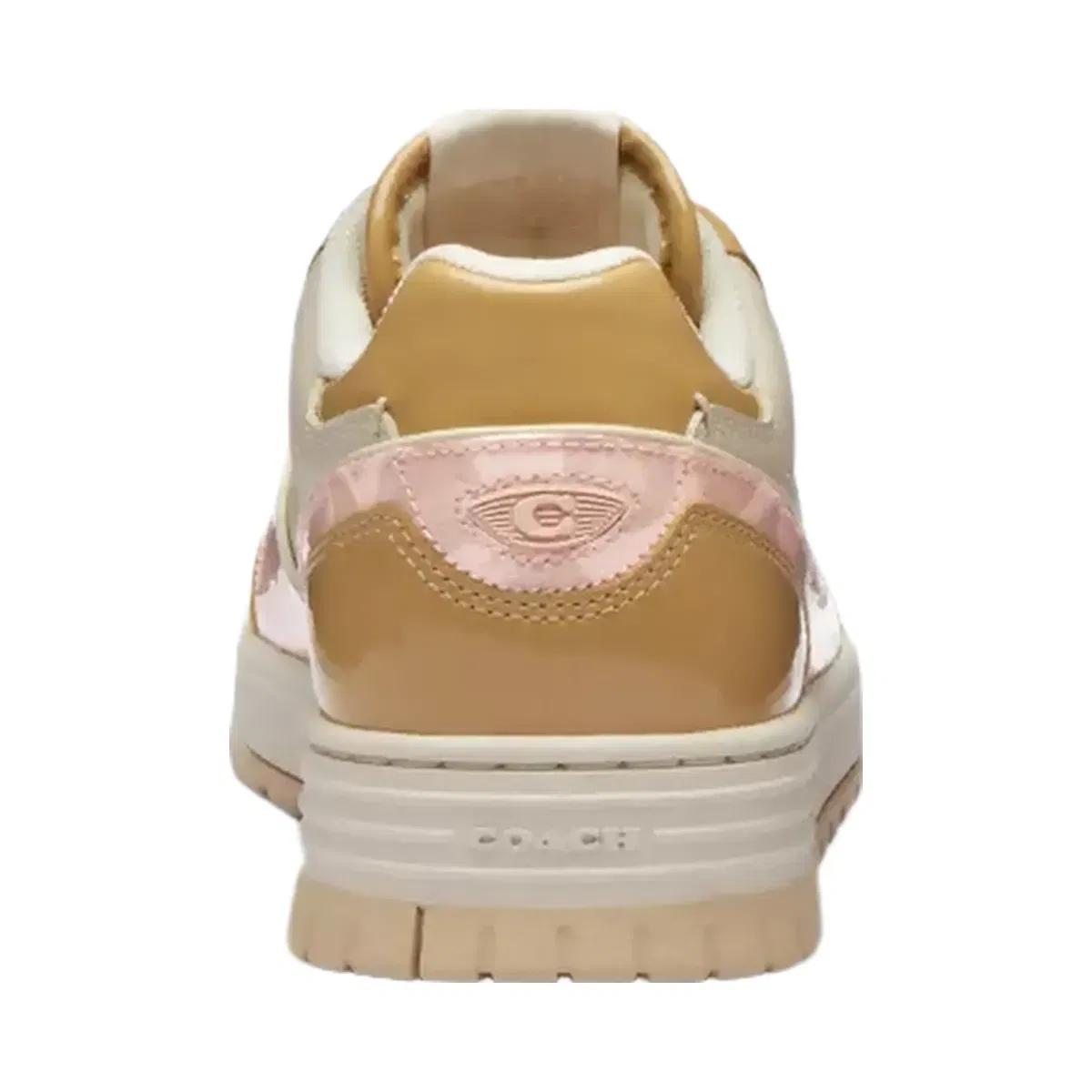 Coach Soho Sneaker With Patent Signature in Candy Pink Light Beige