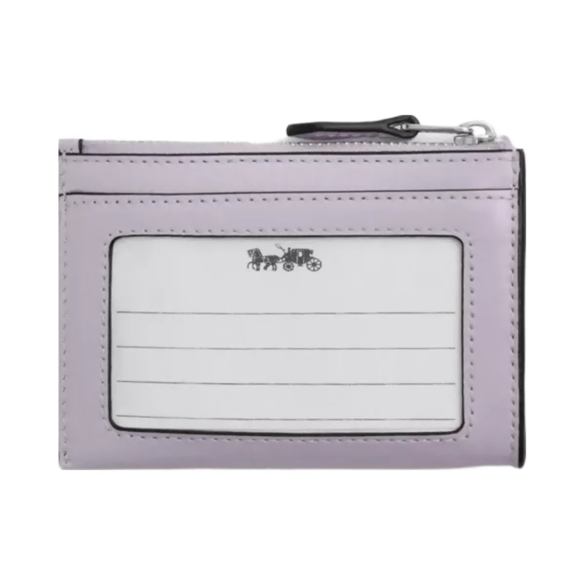 Coach Mini Skinny Id Case in Silver Light Amethyst