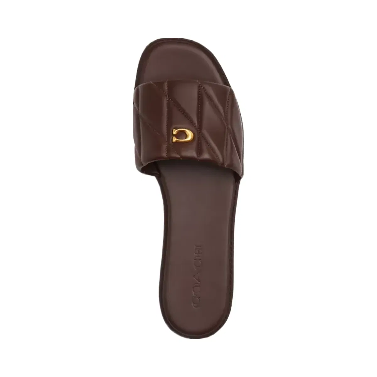 Coach Holly Sandal With Quilting in Maple