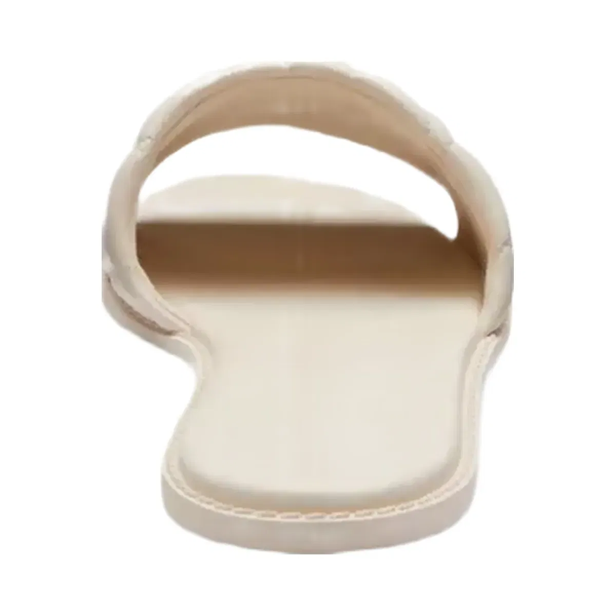 Coach Holly Sandal With Quilting in Chalk