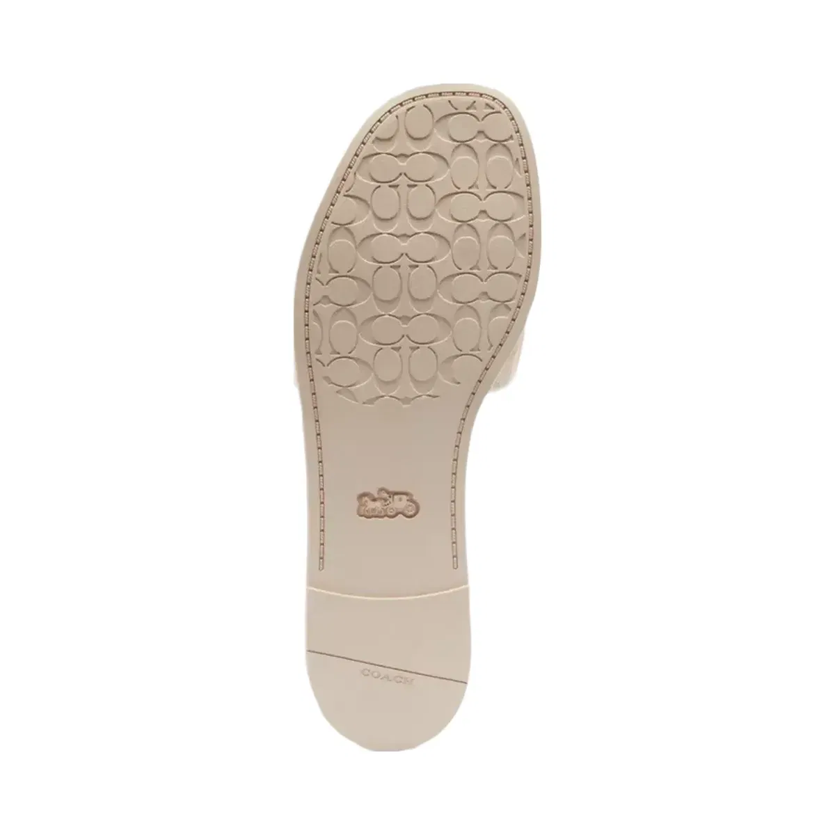 Coach Holly Sandal With Quilting in Chalk