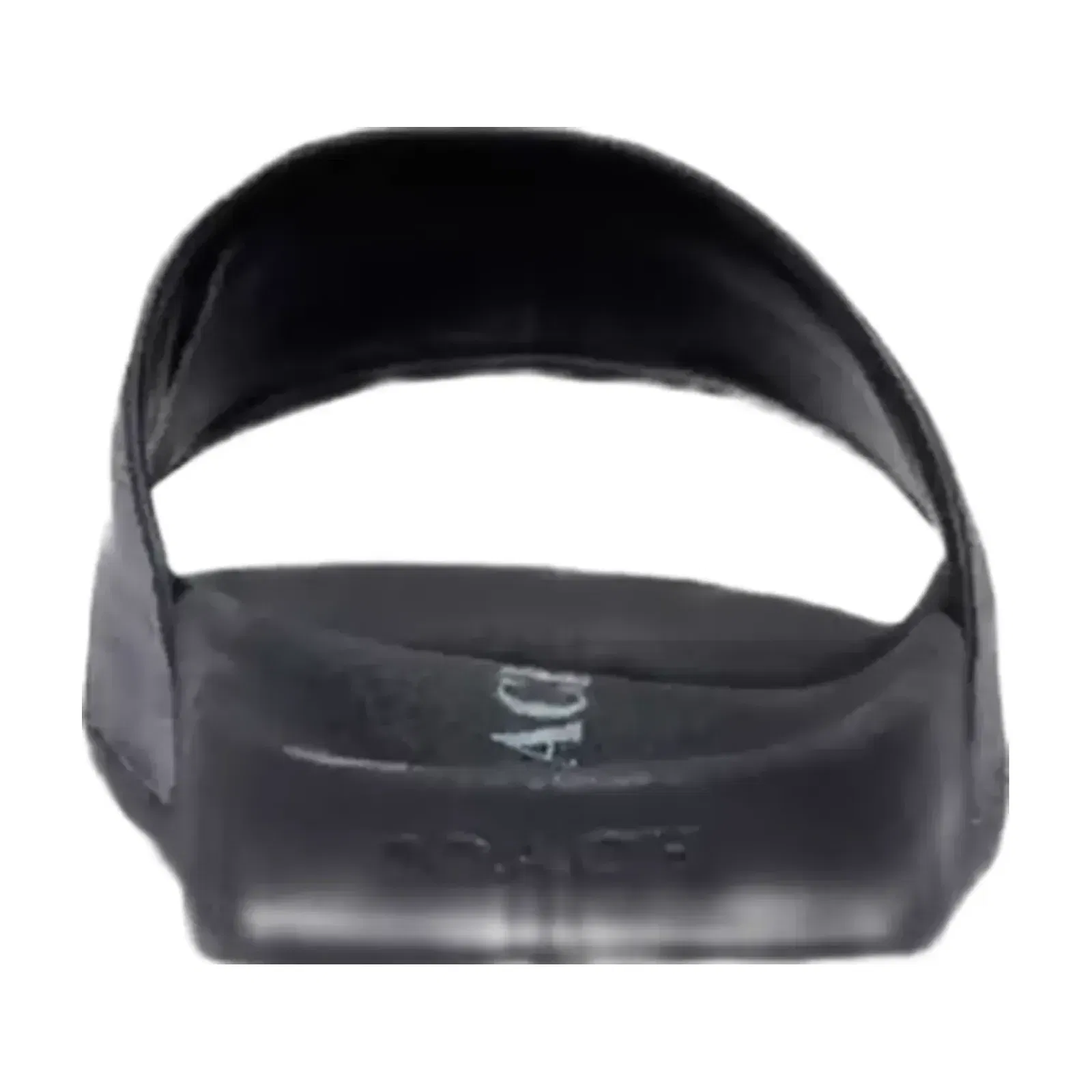 Coach Udele Sport Slide In Signature Canvas in Charcoal Black