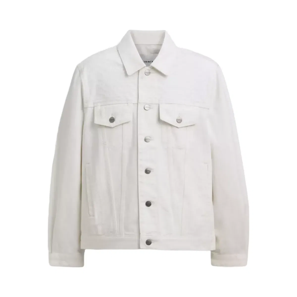Coach Trucker Jacket in White