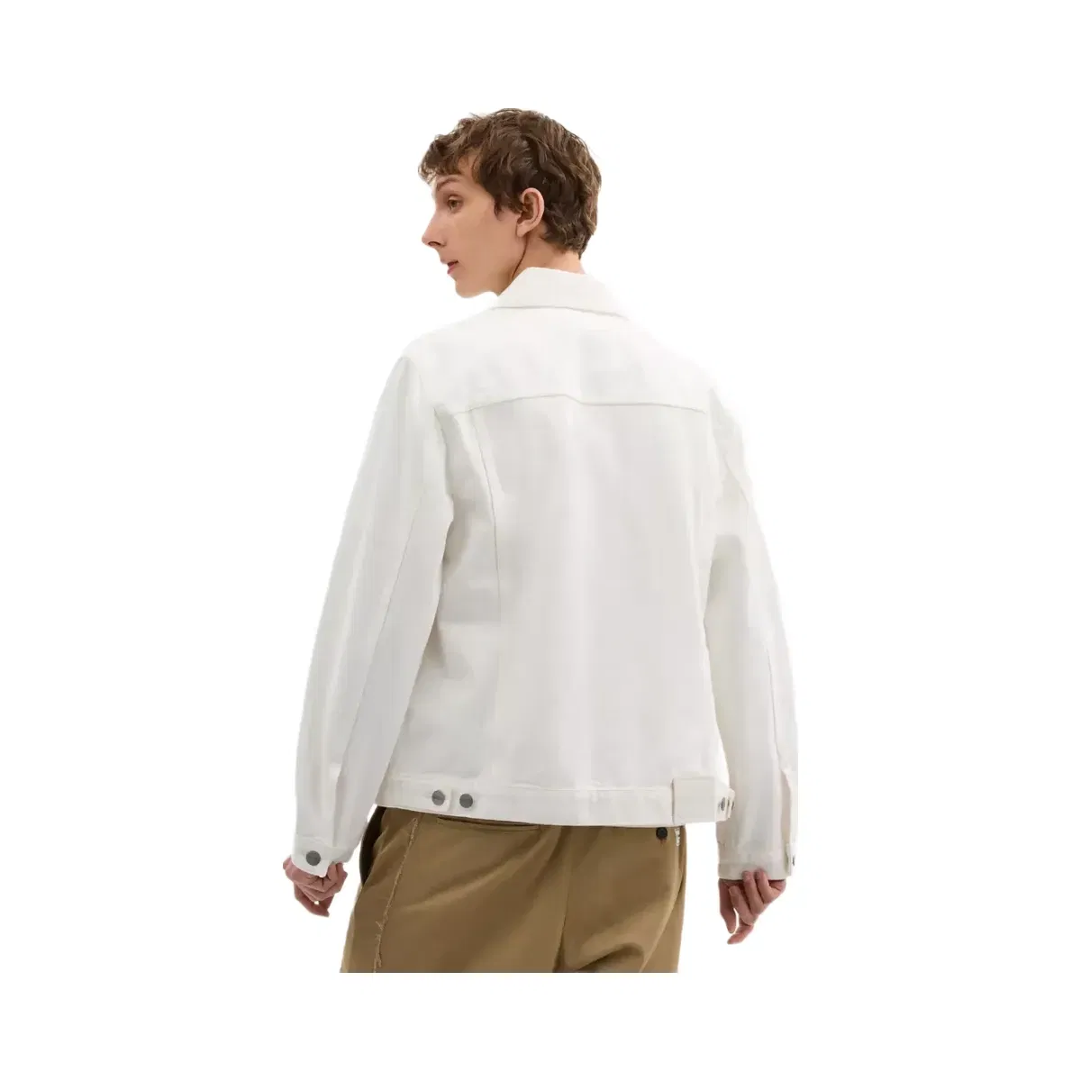 Coach Trucker Jacket in White