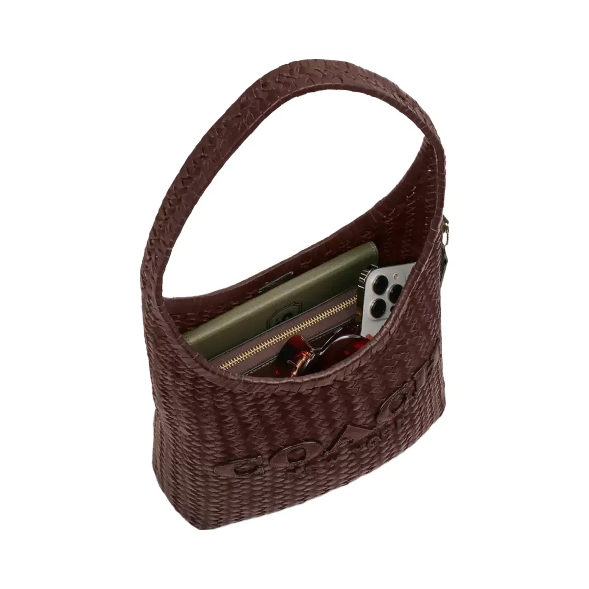 Coach Brooklyn Shoulder Bag 28 in Brass Maple