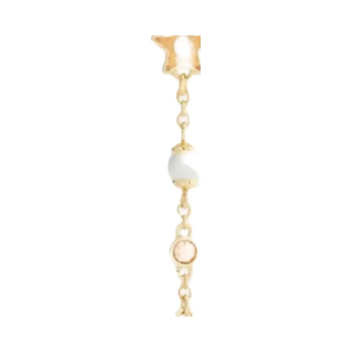 Coach Celestial Stars And Hearts Linear Earrings in Gold Multi
