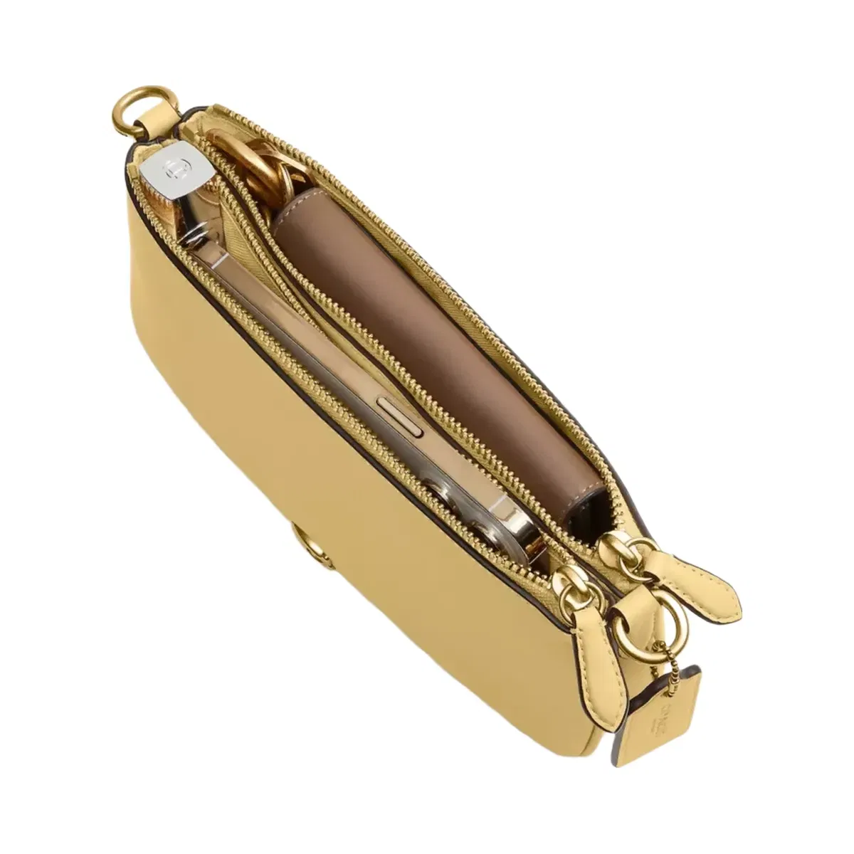 Coach Audrey Crossbody Bag in Brass Vanilla